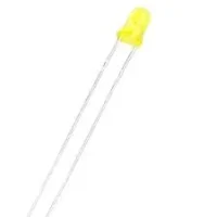 LED AMARELO DIFUSO 3MM