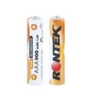 KIT DE BATERIA RECARREGAVEL RONTEK 900 MAH AA 1.2V COM 2 UNIDADES
