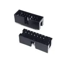 CONECTOR BOX HEADER 14 VIAS MACHO 180 graus SEM TRAVA