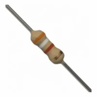 RESISTOR 3K9 1/4 5% FIO
