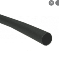 ESPAGUETE TERMO RETRATIL 4MM PRETO