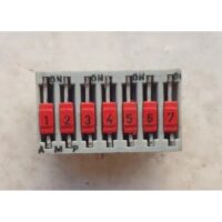 CHAVE DIP SWITCH CINZA 7 VIAS 180 graus