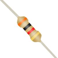 RESISTOR 3K 1/4 5% FIO