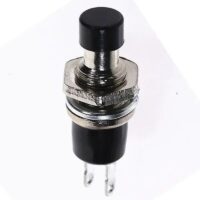 BOTAO PUSH BUTTON PBS-110 SEM TRAVA (PRETO)