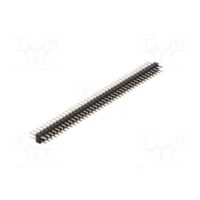 BARRA DE PINOS MACHO 2X40 180 graus 2MM