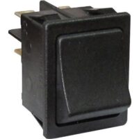 SWITCH ROCKER DPST BLACK