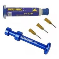 FLUXO DE SOLDA PASTE SERINGA 10G MECHANIC (APLICADOR DE FERRO) UV559