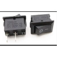MINI CHAVE GANGORRA KCD11-101 2 TERMINAIS PRETA