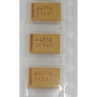 CAPACITOR TANTALO 477A 470UFX10V CASE D