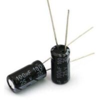 CAPACITOR ELETROLITICO 100uFX25V