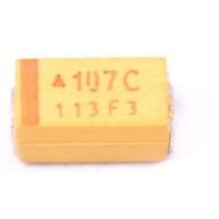 CAPACITOR TANTALO 107C 100UFX16V CASE C