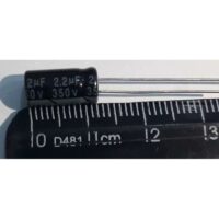 CAPACITOR ELETROLITICO 2,2UFX350V