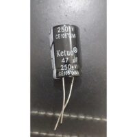 CAPACITOR ELETROLITICO 47UFX250V
