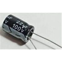 CAPACITOR ELETROLITICO 22UFX100V