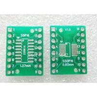 PLACA ADAPTADORA SOP16/S016/ SOIC16/ TSSOP16/ MSOP16 SMD PARA DIP16