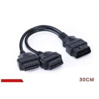 CABO OBD2 MACHO SAIDA 2 OBD2 FEME PARA DIAGNOSTICO